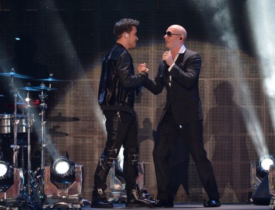 Pitbull and Prince Royce ring in 2016 on PitbullNYE