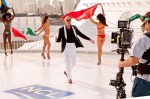 Pitbull films music video for "Freedom"