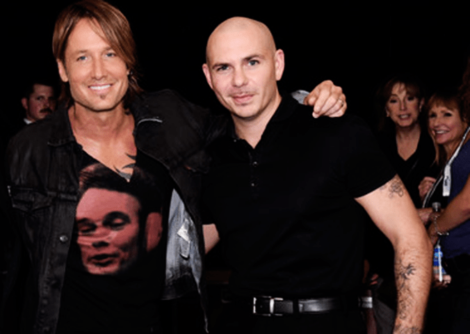 Keith Urban and Pitbull